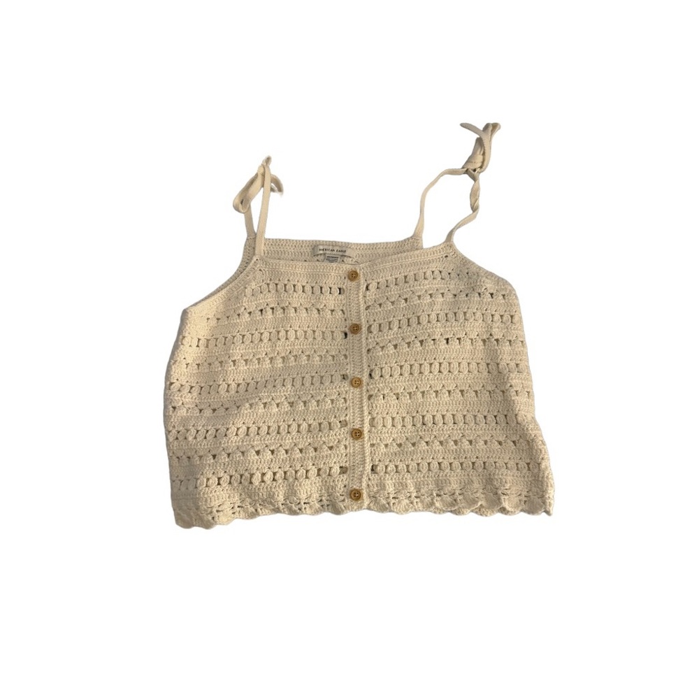 American Eagle Size XS Crocheted Tank Top